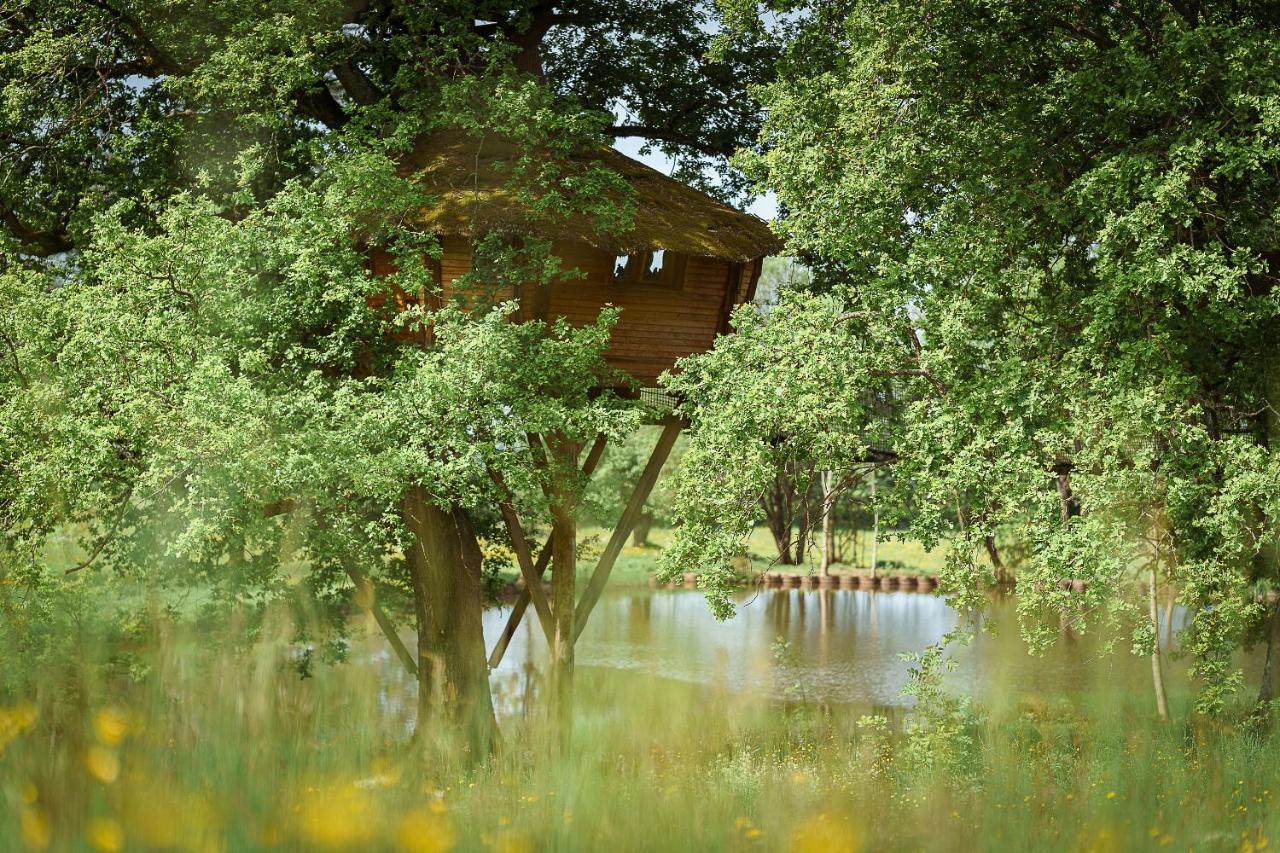 Cabane Perchee Dans Les Arbres Saint-Hilaire-en-Morvan Exterior photo